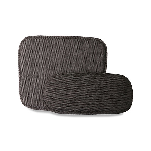 Set 2 perne negre pentru sezut si spatar Diana Bar HKliving
