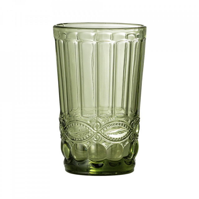 Set 4 pahare verzi din sticla 350 ml Florie Creative Collection