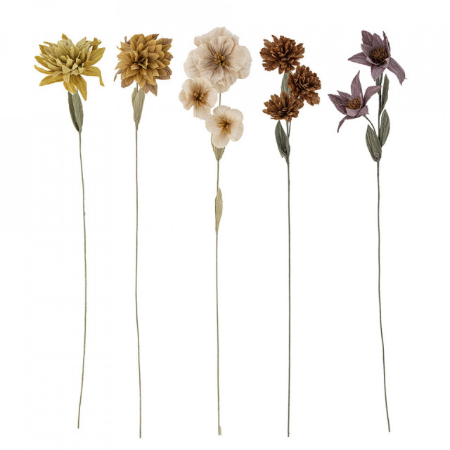 Set 5 flori artificiale din hartie 90 cm Rana Creative Collection
