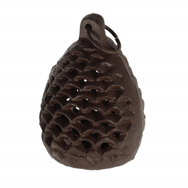 Suport lumanare maro din fonta 12 cm Pinecone S Esschert Design