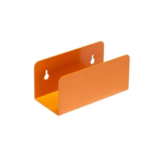 Suport pentru reviste portocaliu din lemn Clutch Hubsch