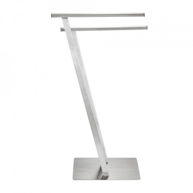 Suport prosoape argintiu din metal 40 cm Lirio Wenko