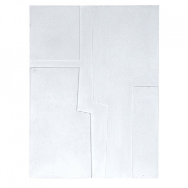 Tablou alb din fibre acrilice 60x80 cm Faille The Home Collection