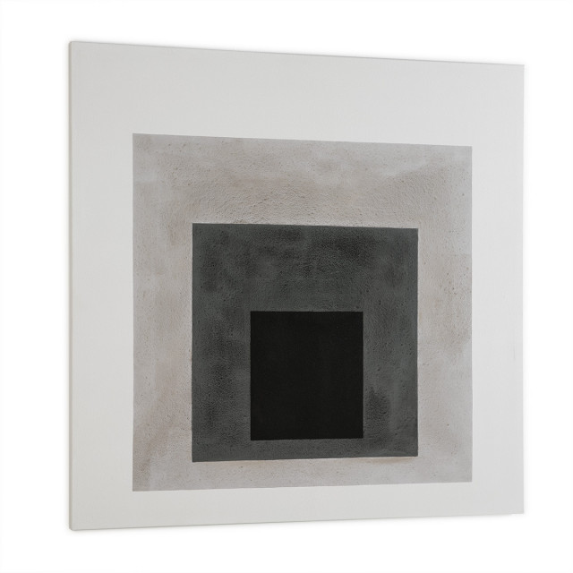 Tablou alb/negru din canvas 120x120 cm Sinata Thai Natura