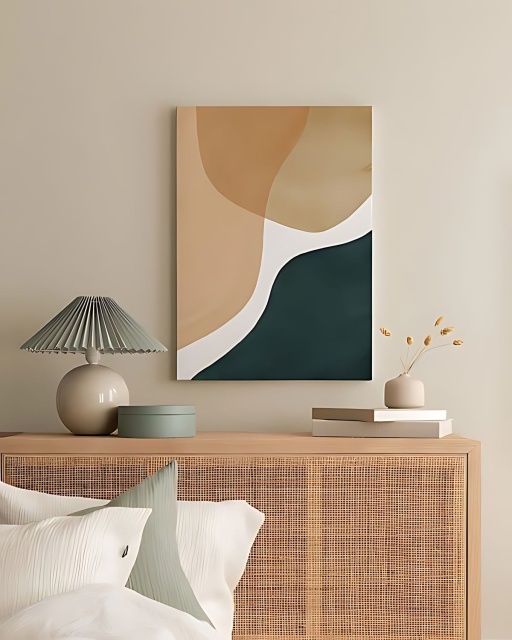 Tablou multicolor din fibre naturale 40x60 cm Artcanvas95 The Home Collection