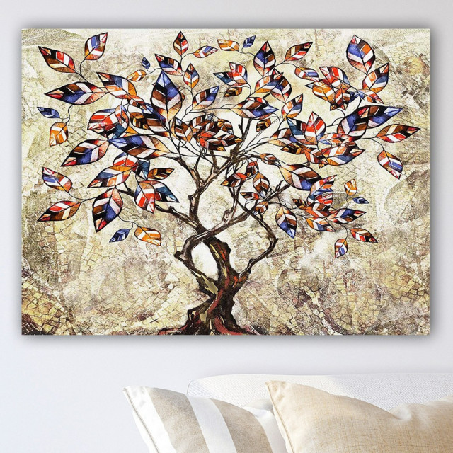 Tablou multicolor din fibre naturale 70x100 cm Bali The Home Collection