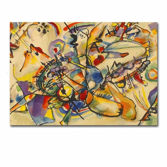 Tablou multicolor din fibre naturale 70x100 cm Sansa The Home Collection
