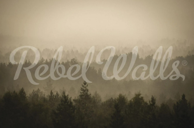 Tapet grej din hartie cu fibre de nailon Soft Forest Rebel Walls