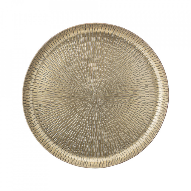 Tava rotunda maro alama din metal 32 cm Shakir Bloomingville