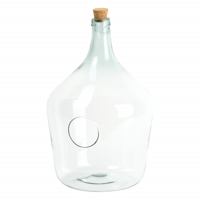 Terariu transparent din fibre naturale Open 15 L Esschert Design