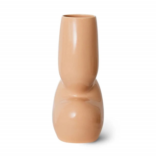 Vaza crem din ceramica 29 cm Organic HKliving