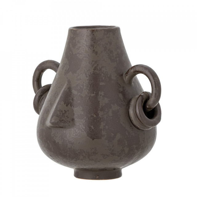 Vaza decorativa maro din ceramica 18 cm Tarun Deco Bloomingville