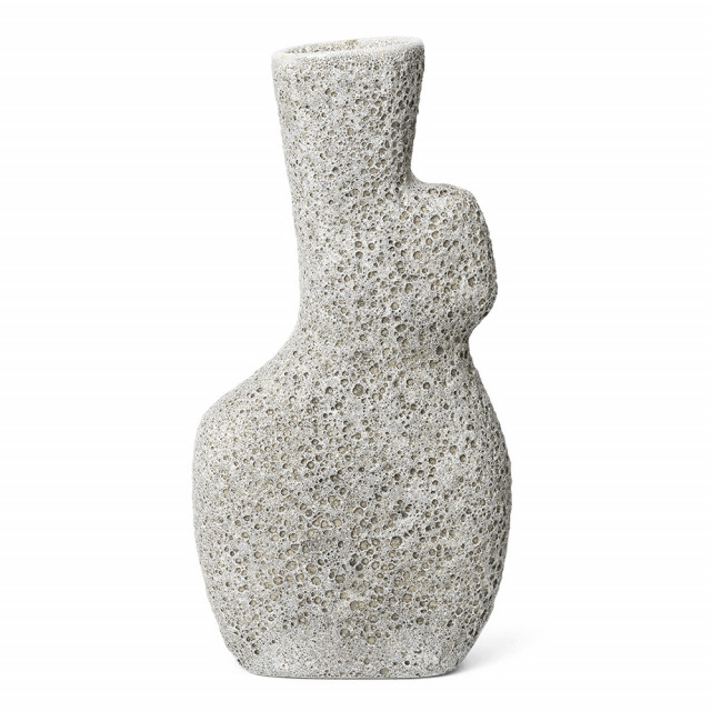Vaza gri din ceramica 36 cm Yara Ferm Living