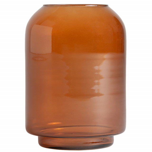 Vaza maro chihlimbar din sticla 25 cm Covasna Vical Home