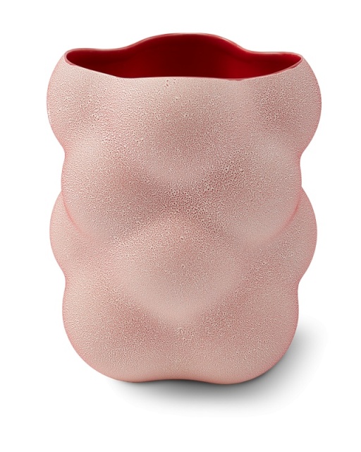 Vaza rosie din ceramica 30 cm Grape Pols Potten