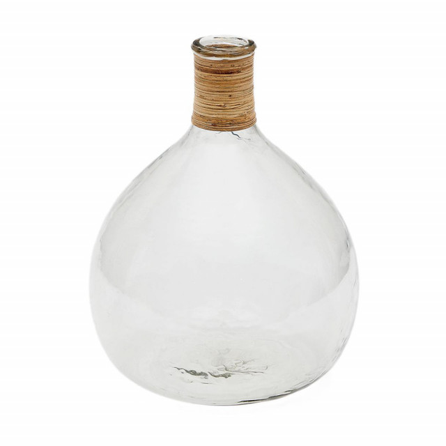 Vaza transparenta din sticla 37 cm Serlina Kave Home