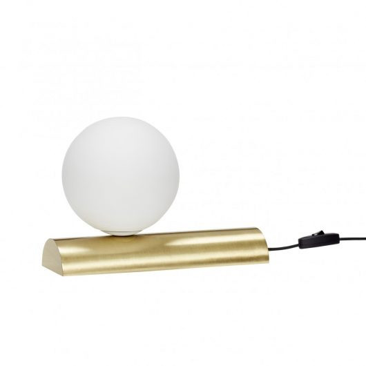 Veioza alba/aurie din metal 22 cm Balance Hubsch