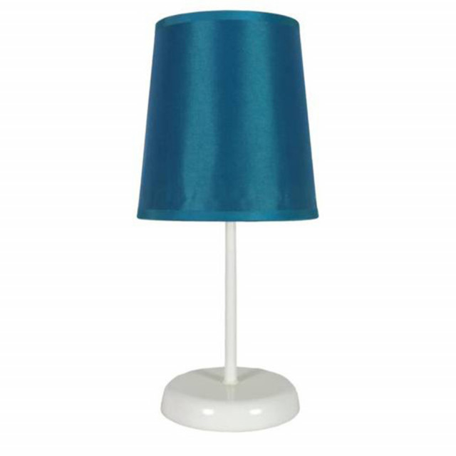 Veioza albastra/alba din PVC si otel 31 cm Gala Candellux