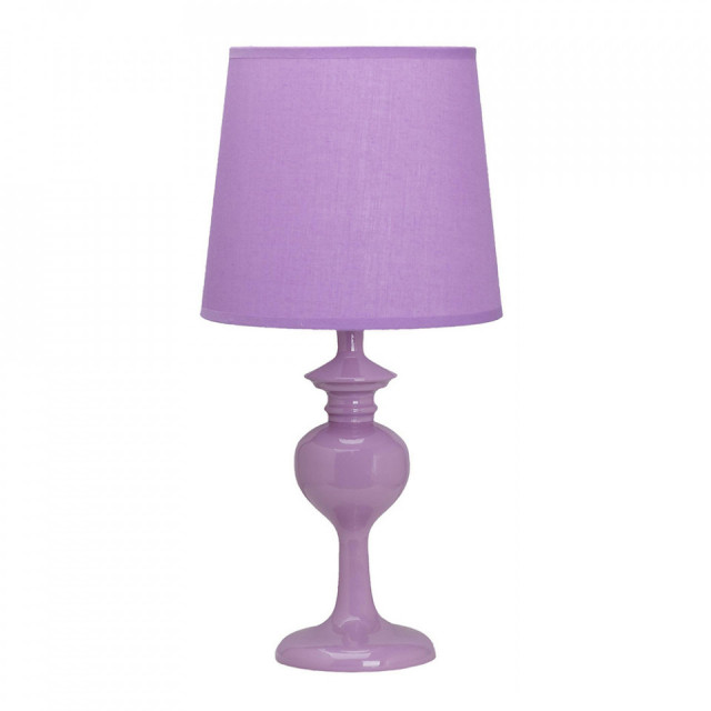 Veioza violet din PVC si otel 41 cm Berkane Candellux