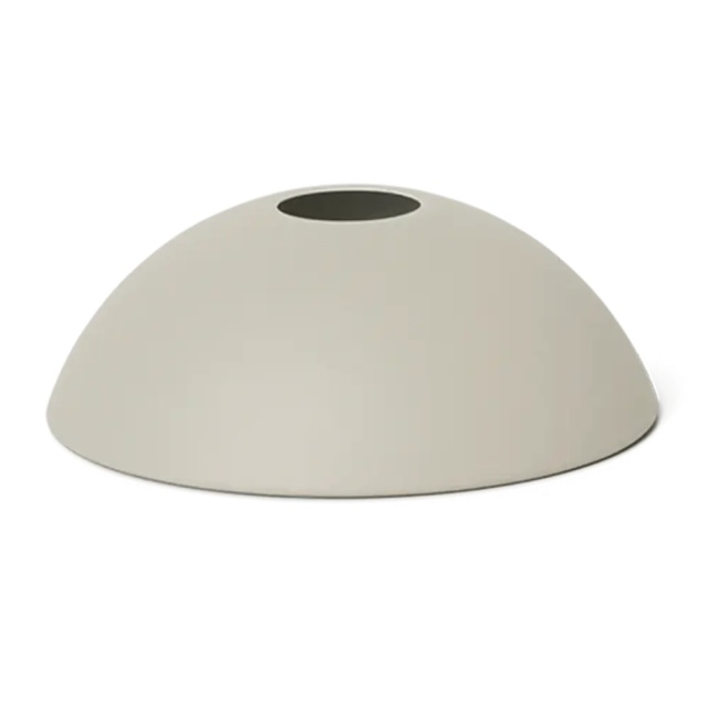 Abajur gri din metal Hoop Ferm Living