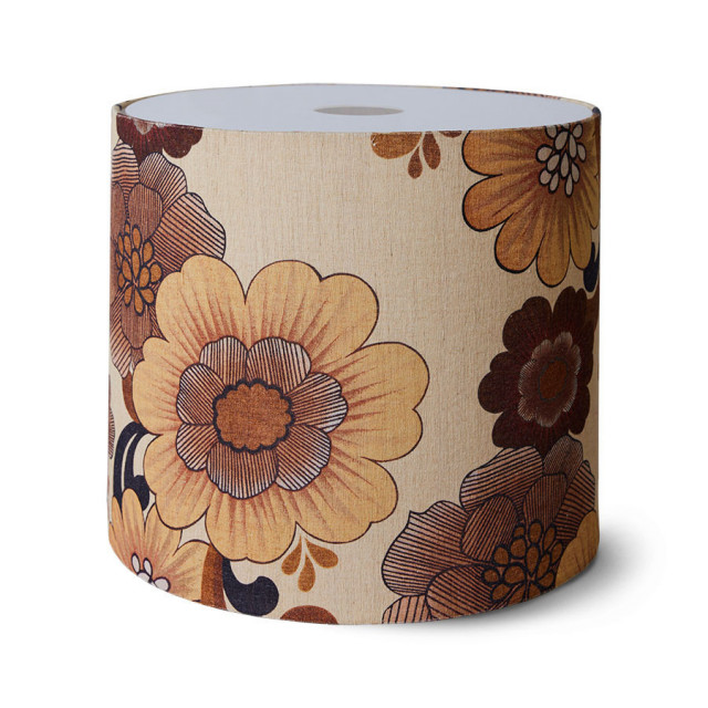 Abajur multicolor din fibre naturale Flowers HKliving