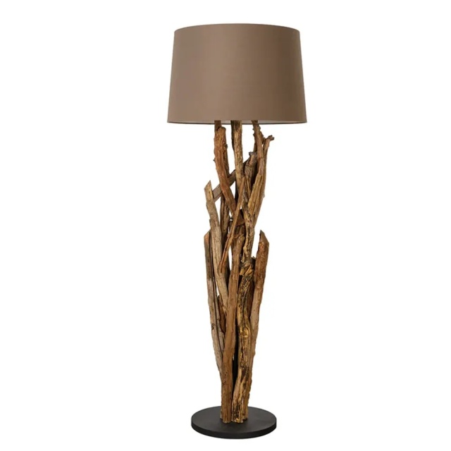 Baza pentru lampadar maro din lemn 150 cm Wild Nature The Home Collection