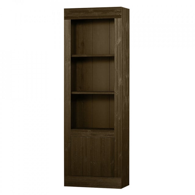 Biblioteca maro din lemn 230 cm Yumi Umber Slim BePureHome