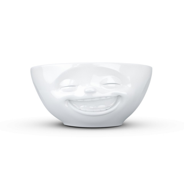 Bol alb din ceramica 350 ml Laughing Tassen