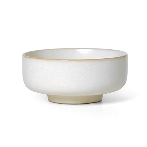 Bol crem din ceramica 12 cm Sekki Ferm Living