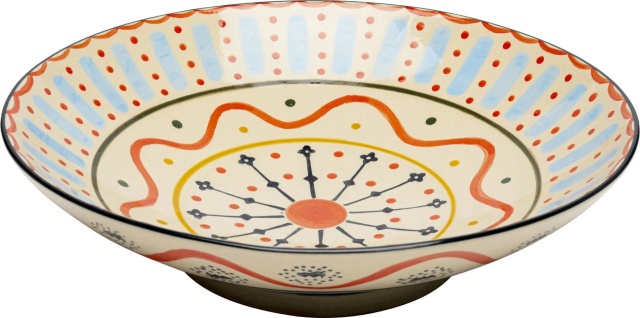 Bol multicolor din ceramica 33 cm Los Cabos Kare