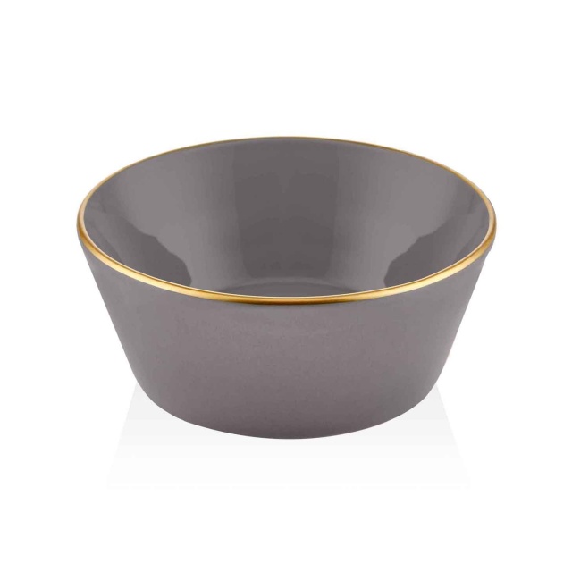 Bol pentru salata gri din ceramica 2.5 L Defd The Home Collection