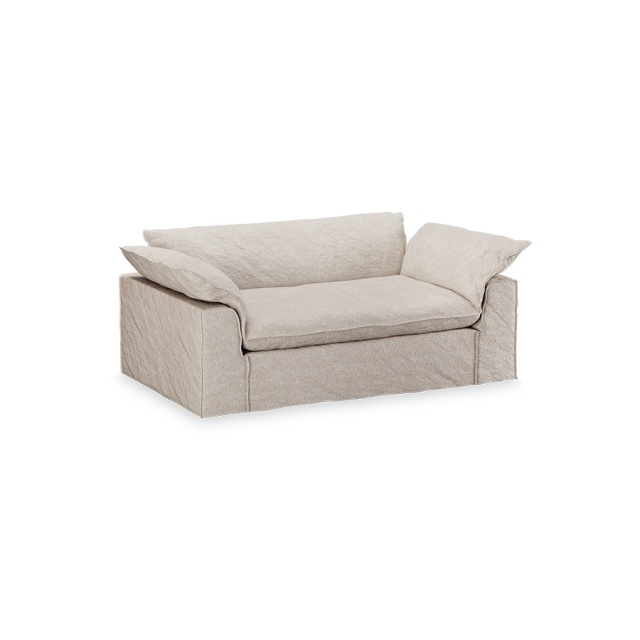 Canapea grej din textil 204 cm Nomad Boucle HKliving