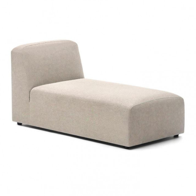 Canapea modulara bej din poliester si lemn de pin 152 cm Neom Kave Home