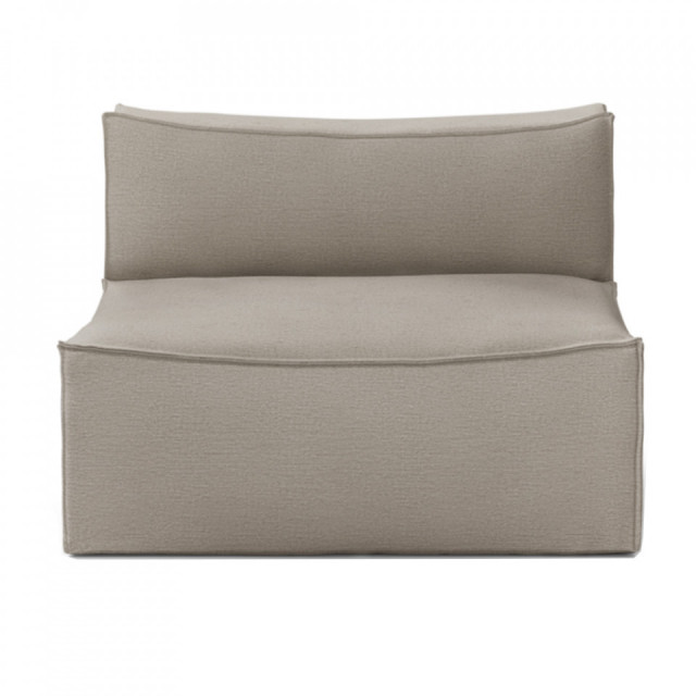 Canapea modulara bej din textil 108 cm Catena Center Ferm Living