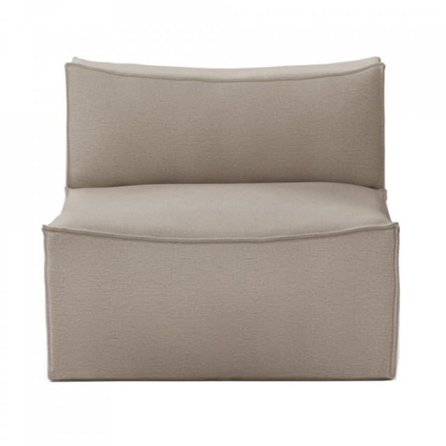 Canapea modulara bej din textil 95 cm Catena Center Natural Ferm Living