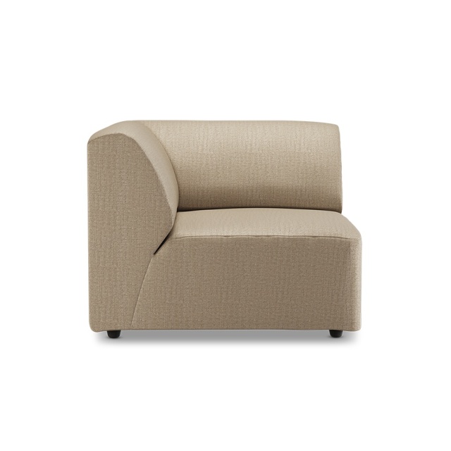 Canapea modulara maro din textil 94 cm Jax Pure Left HKliving