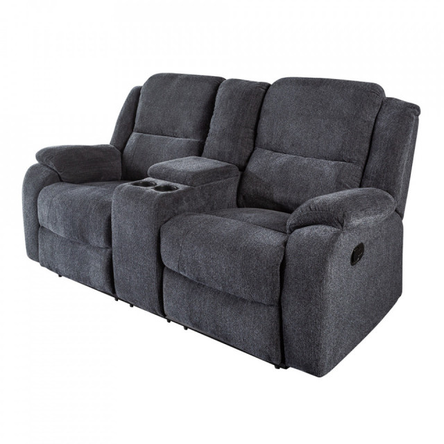 Canapea recliner din poliester pentru 2 persoane Hollywood The Home Collection