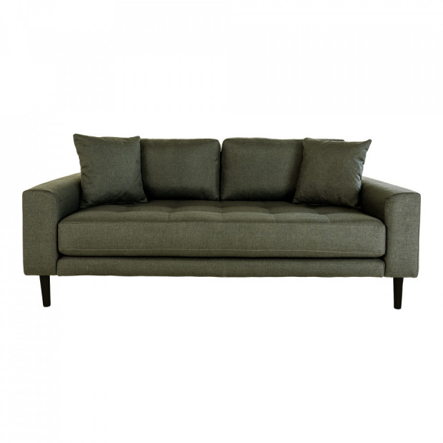 Canapea verde oliv din textil 2,5 persoane Rema House Nordic