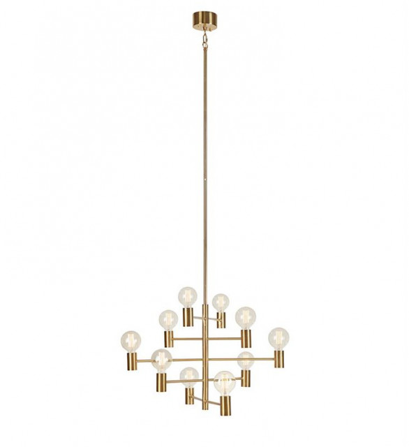 Candelabru maro alama din metal cu 10 becuri Paris Markslojd