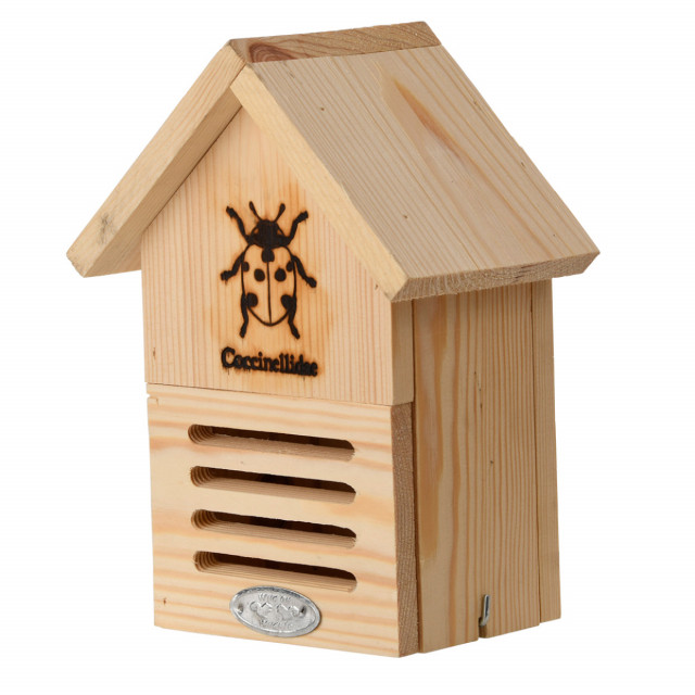 Casa pentru buburuze maro din lemn de pin Ladybird Silhouette Esschert Design