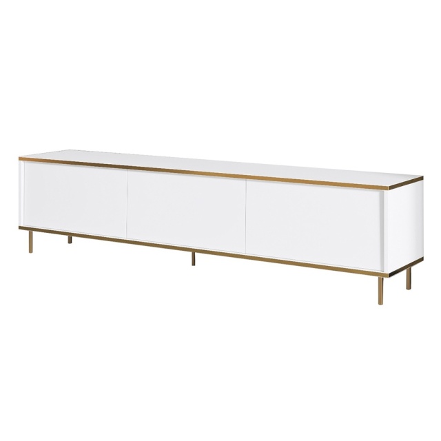 Comoda TV alba/aurie 180 cm Imaj The Home Collection