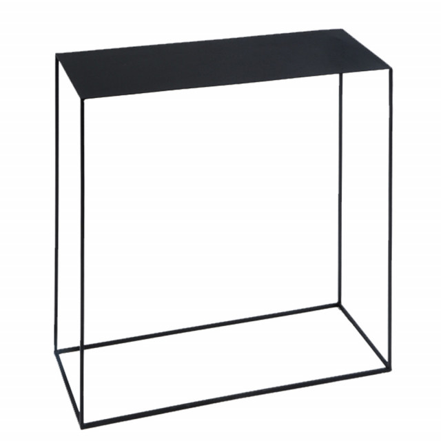 Consola neagra din metal 84 cm Atoka Thai Natura
