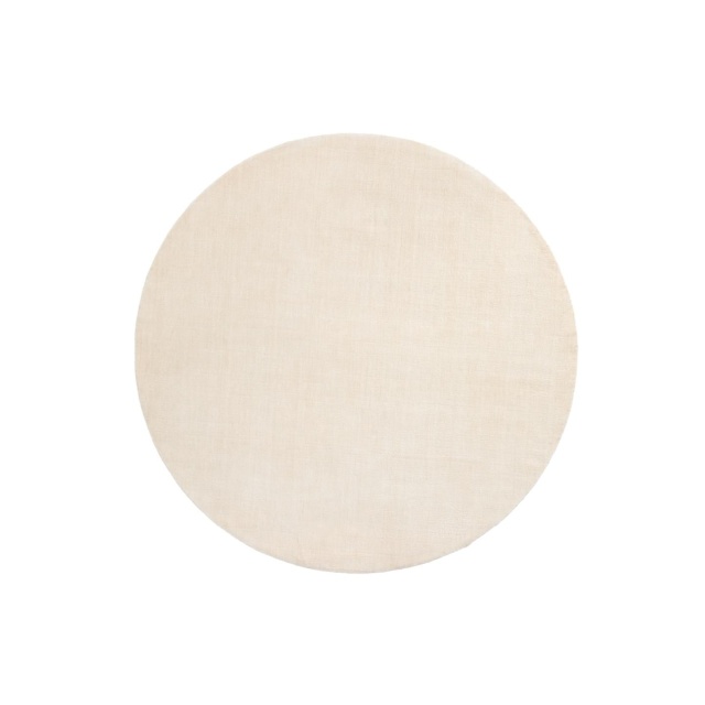 Covor alb din fibre 200 cm Empuries Kave Home