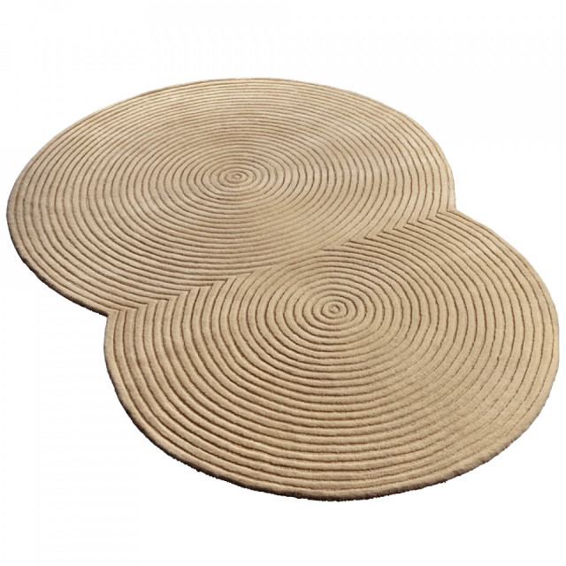Covor bej din lana 134x190 cm Zen Bolia