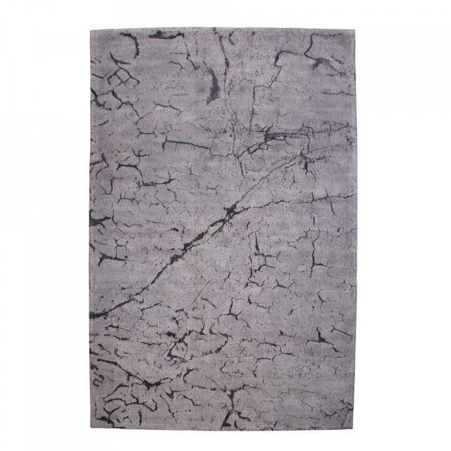 Covor gri din bumbac 160x240 cm Fragments The Home Collection