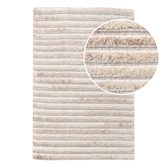Covor ivoriu din fibre naturale 80x180 cm Mango House Nordic