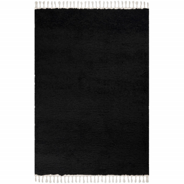 Covor negru din fibre sintetice Post The Home Collection(diverse dimensiuni)