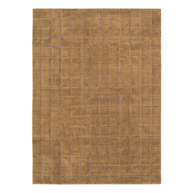 Covor ocru/maro din fibre naturale 230x300 cm Mosaic Lorena Canals