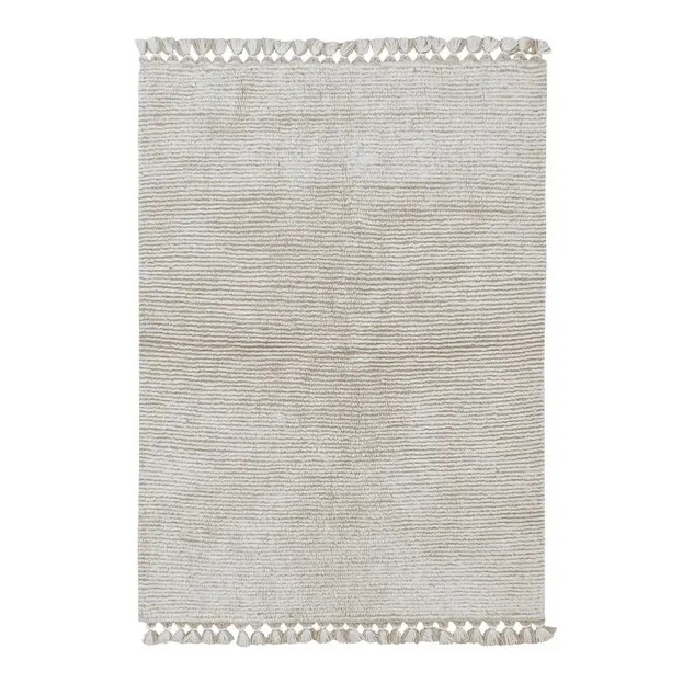 Covor pentru copii bej nisipiu din fibre naturale 80x140 cm Koa Lorena Canals