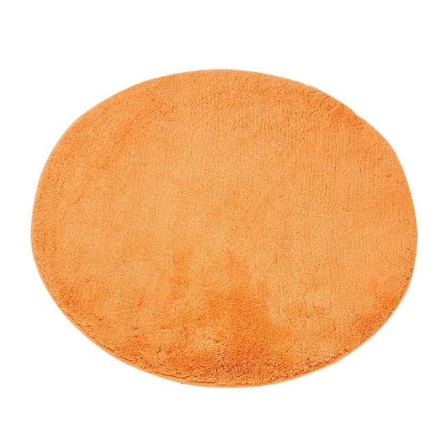Covoras de baie portocaliu din fibre sintetice 90 cm Colors The Home Collection